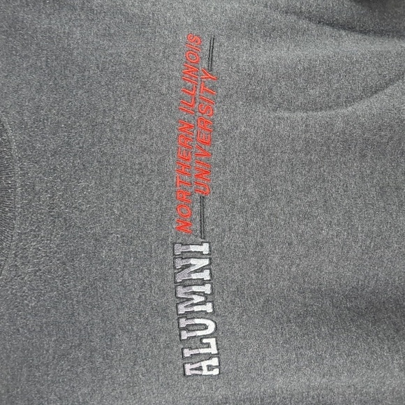 Vintage Y2K Northern Illinois University Alumni embroidered gray sweatshirt - Picture 3 of 5